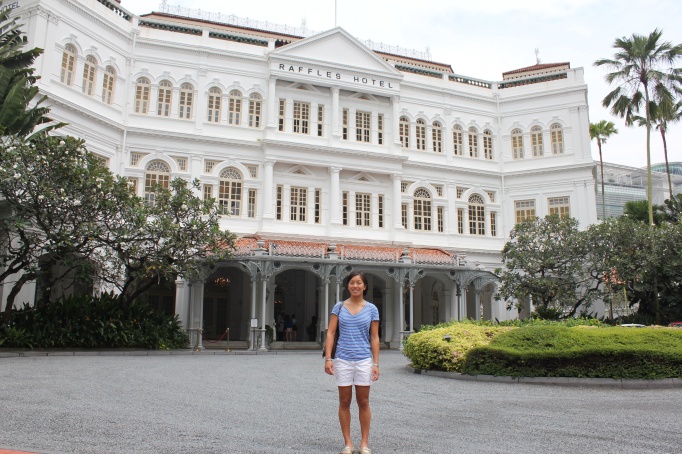 Front of the Raffles Hotel